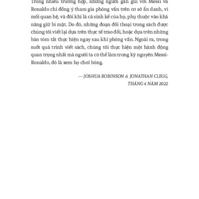 Sự Đối Đầu Của Hai Cầu Thủ Vĩ Đại Và Kỷ Nguyên Tái Tạo Bóng Đá Thế Giới - Messi Vs. Ronaldo _TRE	