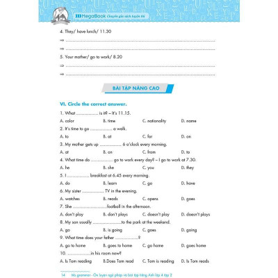 Sách - Ms Grammar Ôn Luyện Ngữ Pháp Và Bài Tập Tiếng Anh Lớp 4 - Tập 2 - Megabook