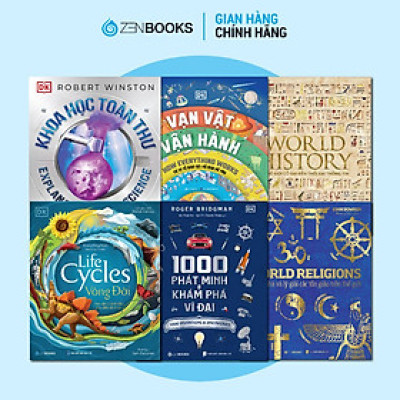 Bộ Sách 6 Quyển Bách Khoa Toàn Thư DK - Khám Phá Kho Tàng Tri Thức Vạn Vật