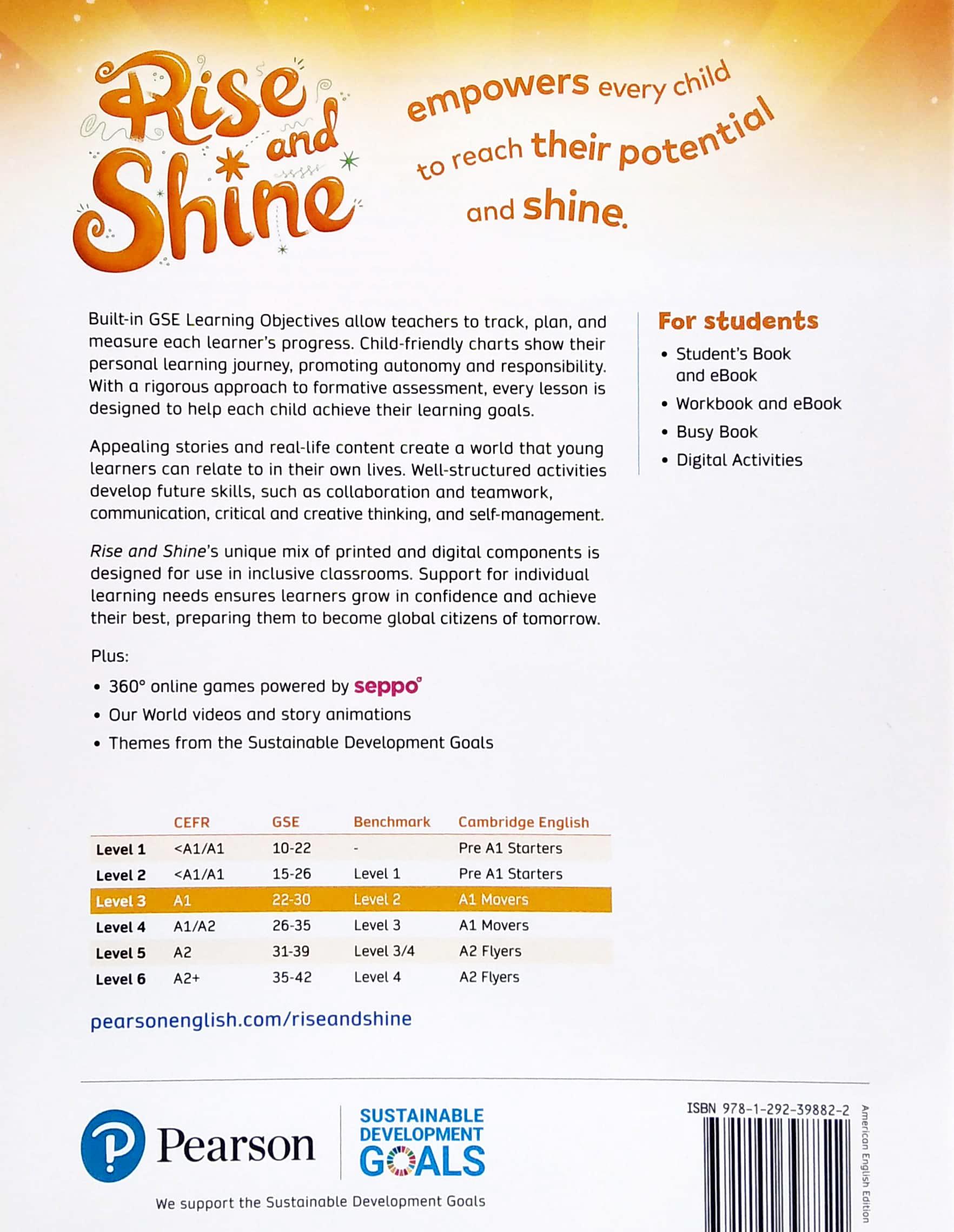 Rise And Shine American Level 3 Workbook With Ebook