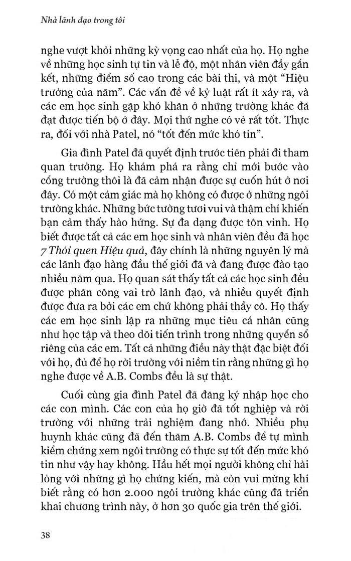 The Leader In Me - Nhà Lãnh Đạo Trong Tôi