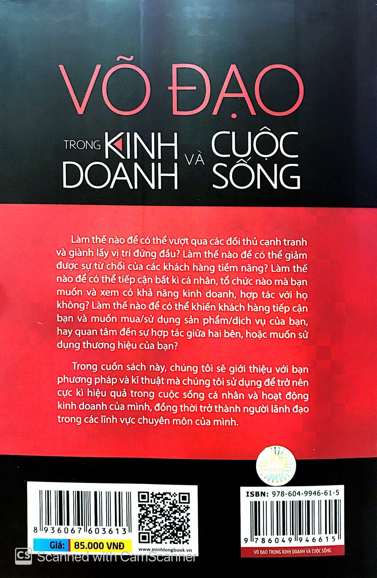 Sách: Võ Đạo Trong Kinh Doanh Và Cuộc Sống