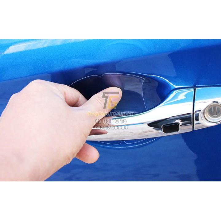Combo bộ ốp tay nắm cửa mạ Crom và hõm cửa 3M xe Toyota Corolla Cross