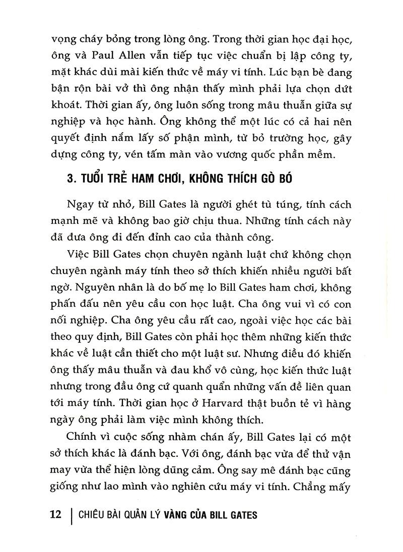 Chiêu Bài Quản Lý Vàng Của Bill Gates