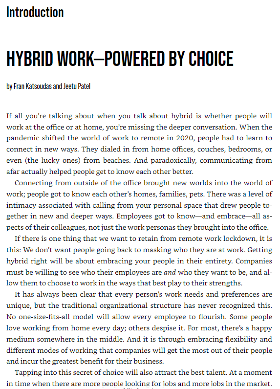 Hybrid Workplace: The Insights You Need From Harvard Business Review (HBR Insights Series)