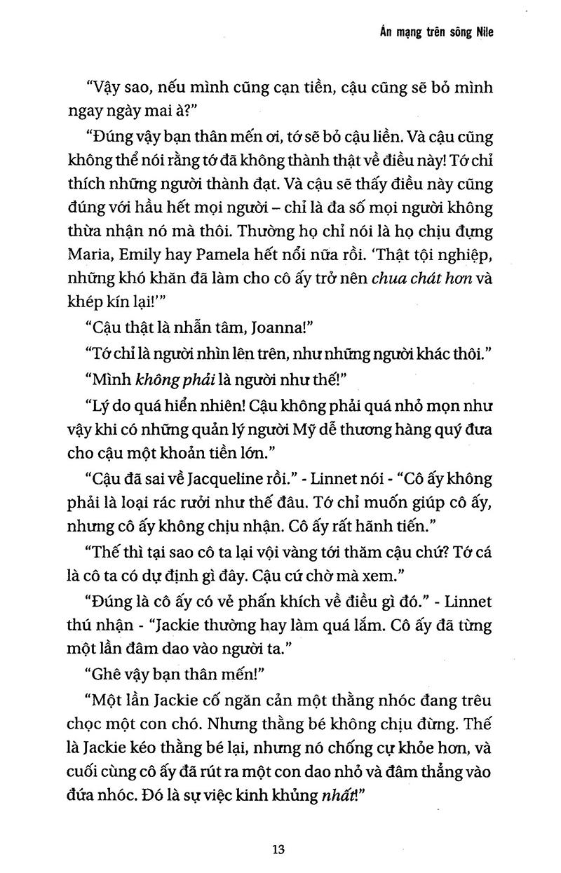 Án Mạng Trên Sông Nile (Agatha Christie)(Tái Bản)