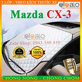 Bạt Phủ Ô Tô Mazda CX3 Cao Cấp 3 Lớp Chống Nắng Nóng Chống Nước Chống xước