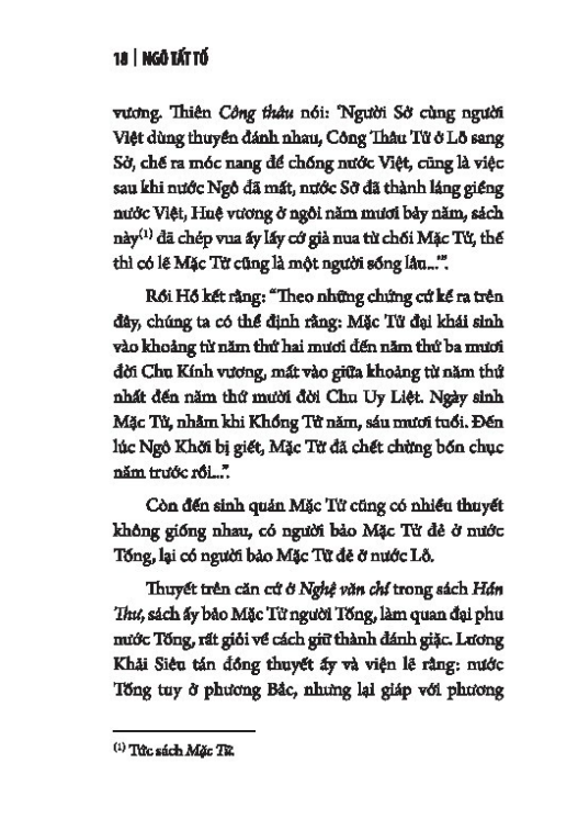 Sách - Mặc tử ( in theo bản của NXB Mai Lĩnh , 1942 )