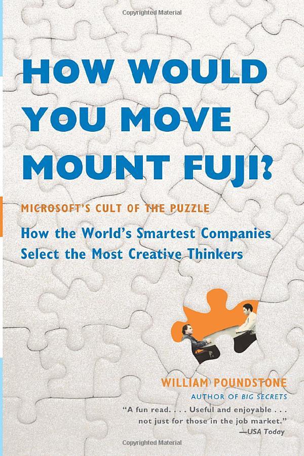 How Would You Move Mount Fuji?