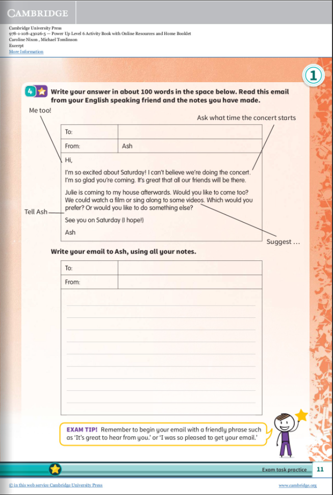 Power Up Level 6 Activity Book With Online Resources And Home Booklet