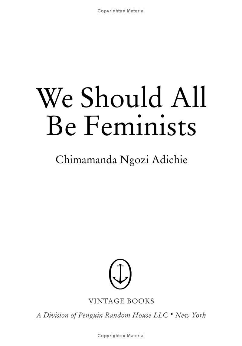 We Should All Be Feminists