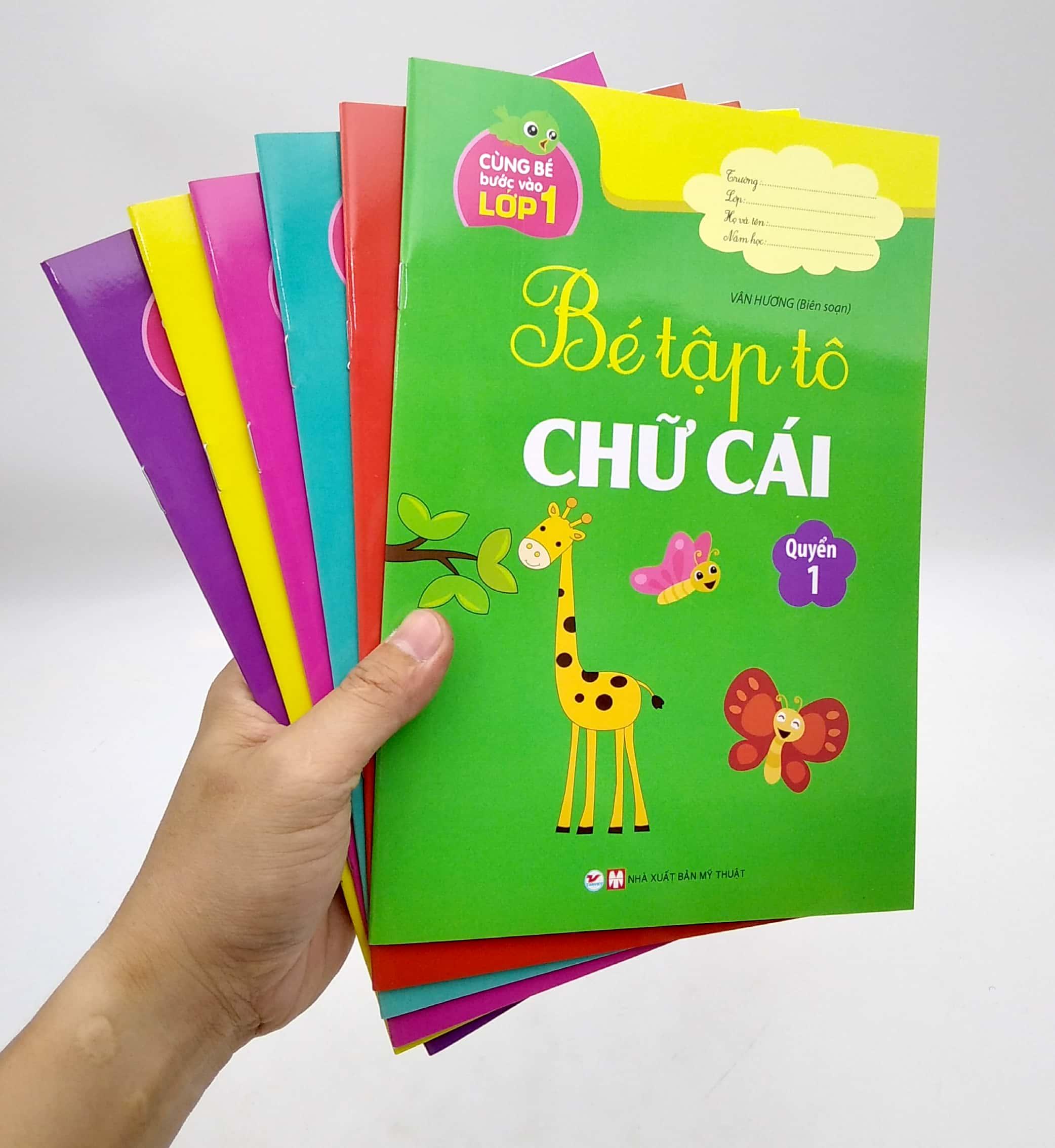 Bộ Sách Bé Tập Tô - Cùng Bé Bước Vào Lớp 1 (Bộ 6 Cuốn)