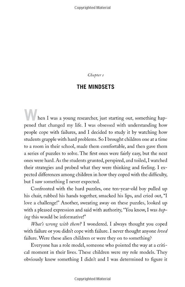 Mindset : The New Psychology of Success (How We Can Learn To Fulfill Our Potential)