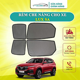 Rèm che nắng nam châm cho xe Vinfast Lux SA, bộ 4 tấm cho 4 cửa, hàng loại 1 cao cấp nhất, vừa khít kính