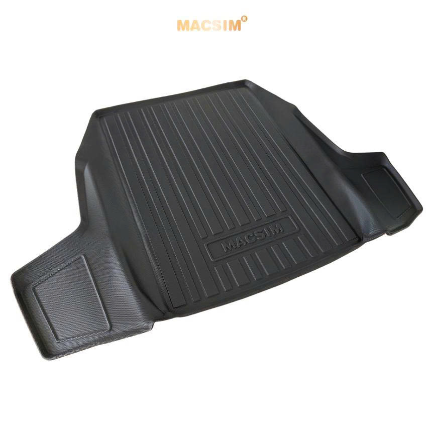 Thảm lót cốp xe ô tô (qd) BMW 5 series 2024-2025 nhãn hiệu Macsim chất liệu TPV cao cấp màu đen