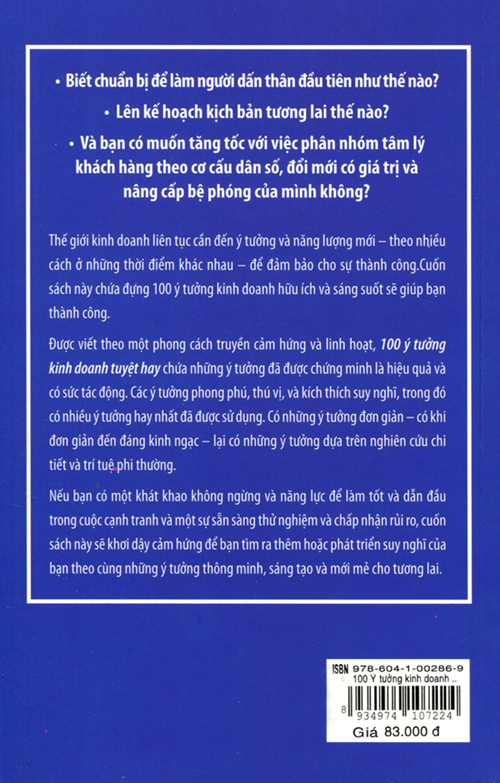 100 Ý Tưởng Kinh Doanh Tuyệt Hay