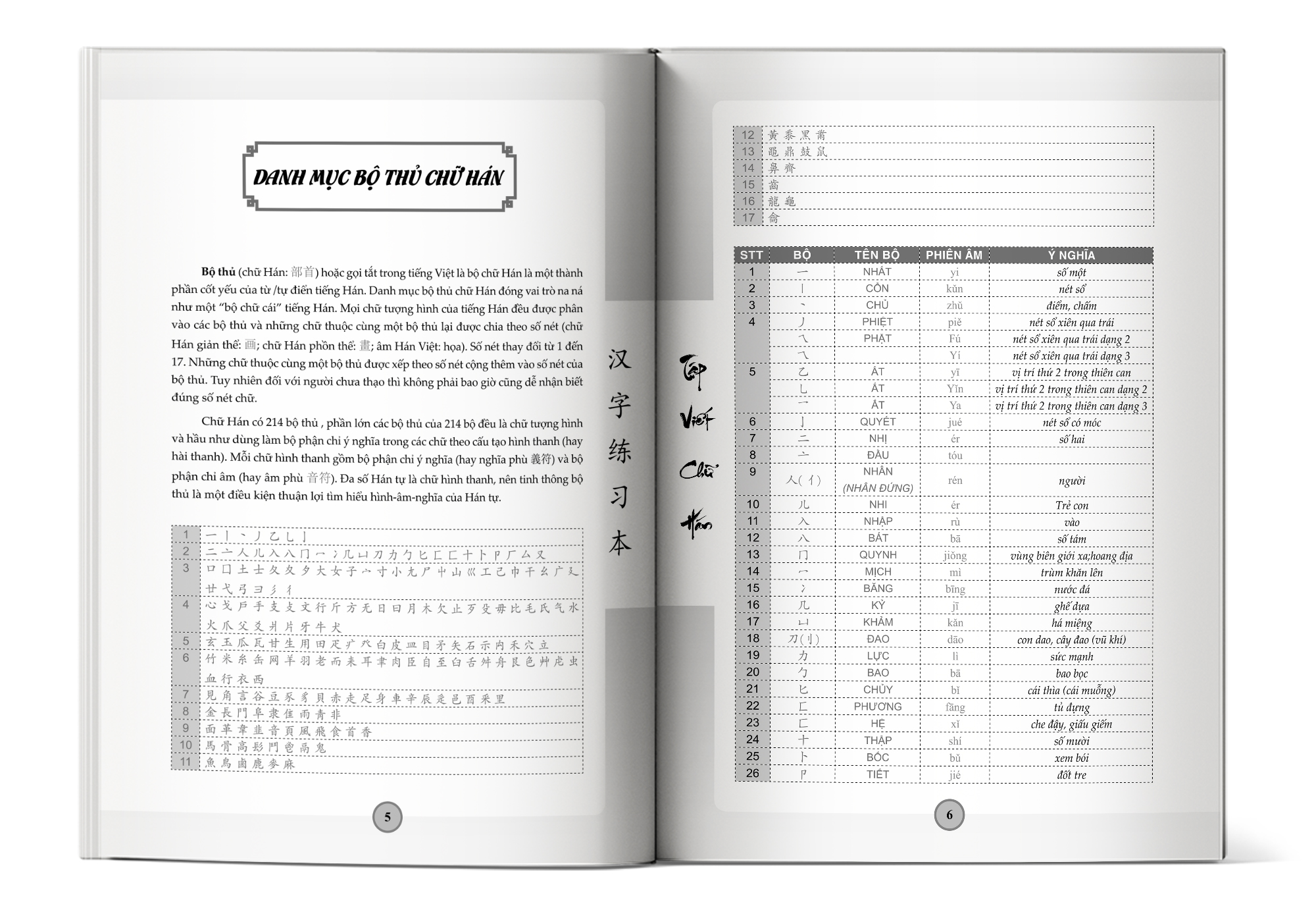 Sách - Tập viết chữ hán Theo Giáo Trình Hán Ngữ 1 Mcbooks