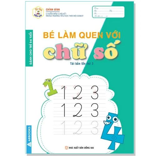 Sách - Tủ Sách Mầm Non - Bé Làm Quen Với Chữ Cái, Các Nét Cơ Bản, Chữ Số Dành Cho Bé Từ 4-6 Tuổi Bộ Cuốn - ABBOOKS