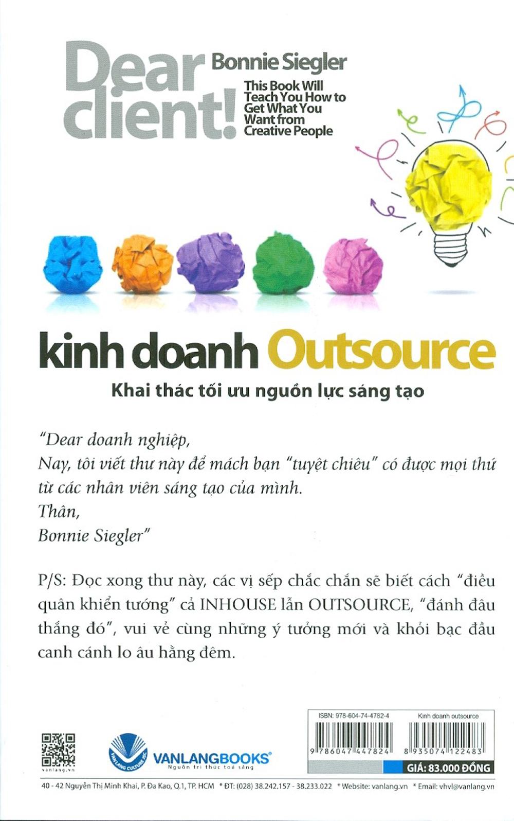 Kinh Doanh Outsource - Khai Thác Tối Ưu Nguồn Lực Sáng Tạo