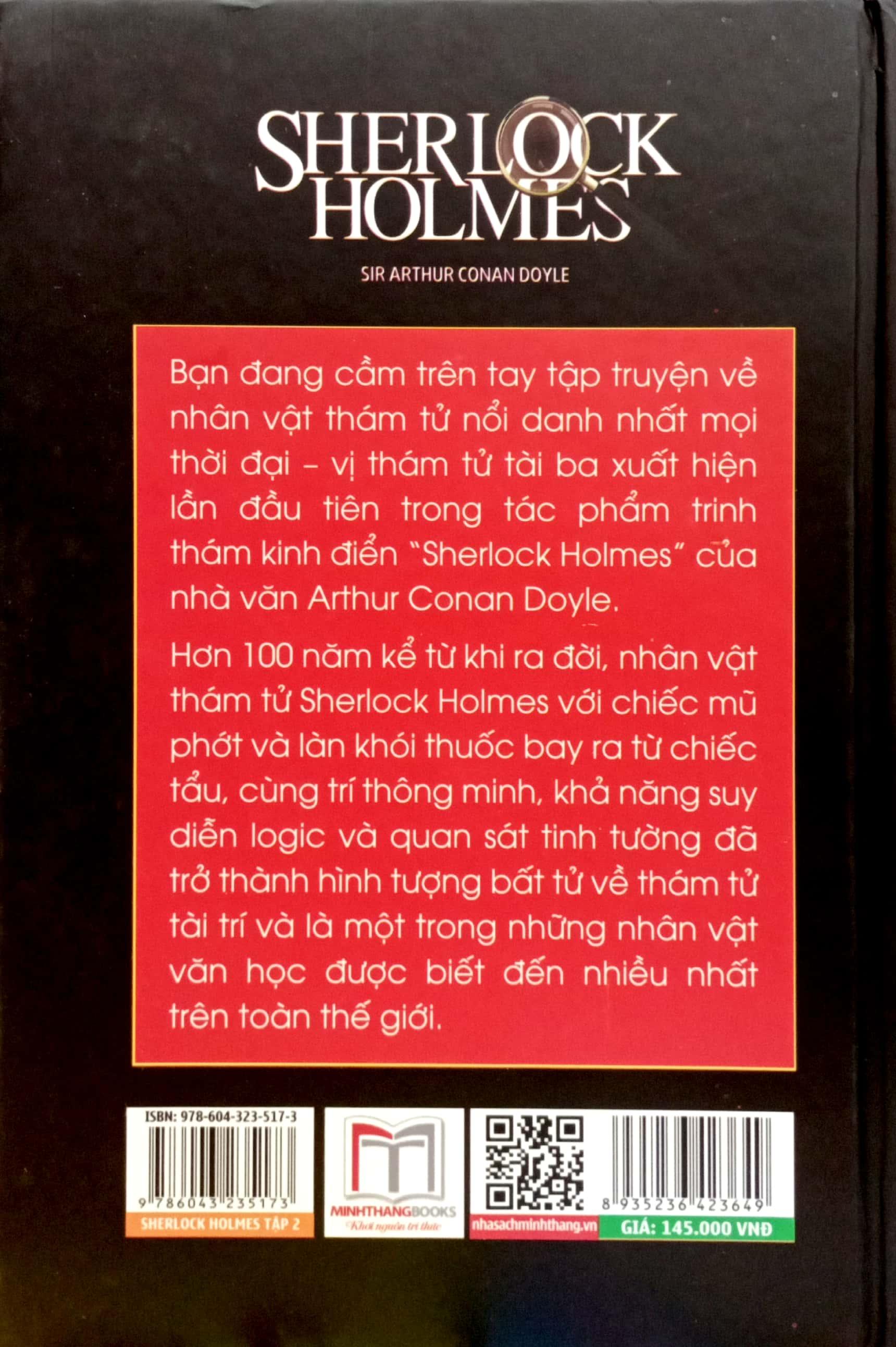 Sherlock Holmes Toàn Tập - Tập 2 (Bìa Cứng) (Tái Bản 2021)