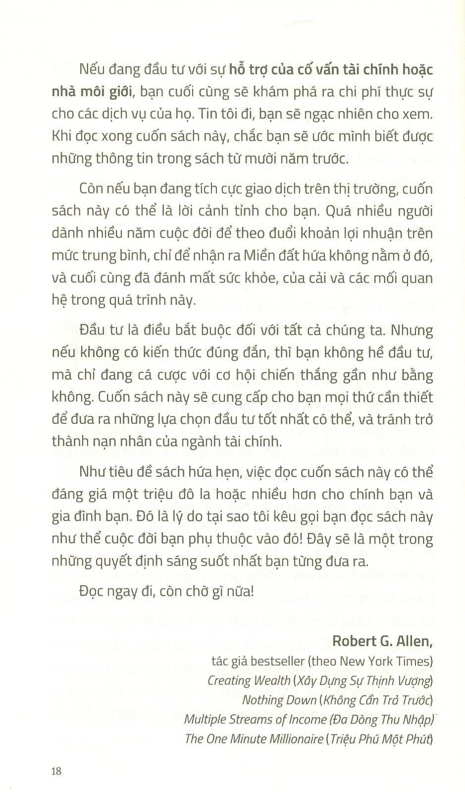 Quyết Định Triệu Đô (The Million Dollar Decision) - Lật tẩy mánh khóe trong đầu tư tài chính, Tăng thêm hàng triệu đô la vào giá trị tài sản cá nhân