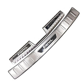 Bộ ốp chống trầy cốp Vinfast Fadil – Mẫu INOX
