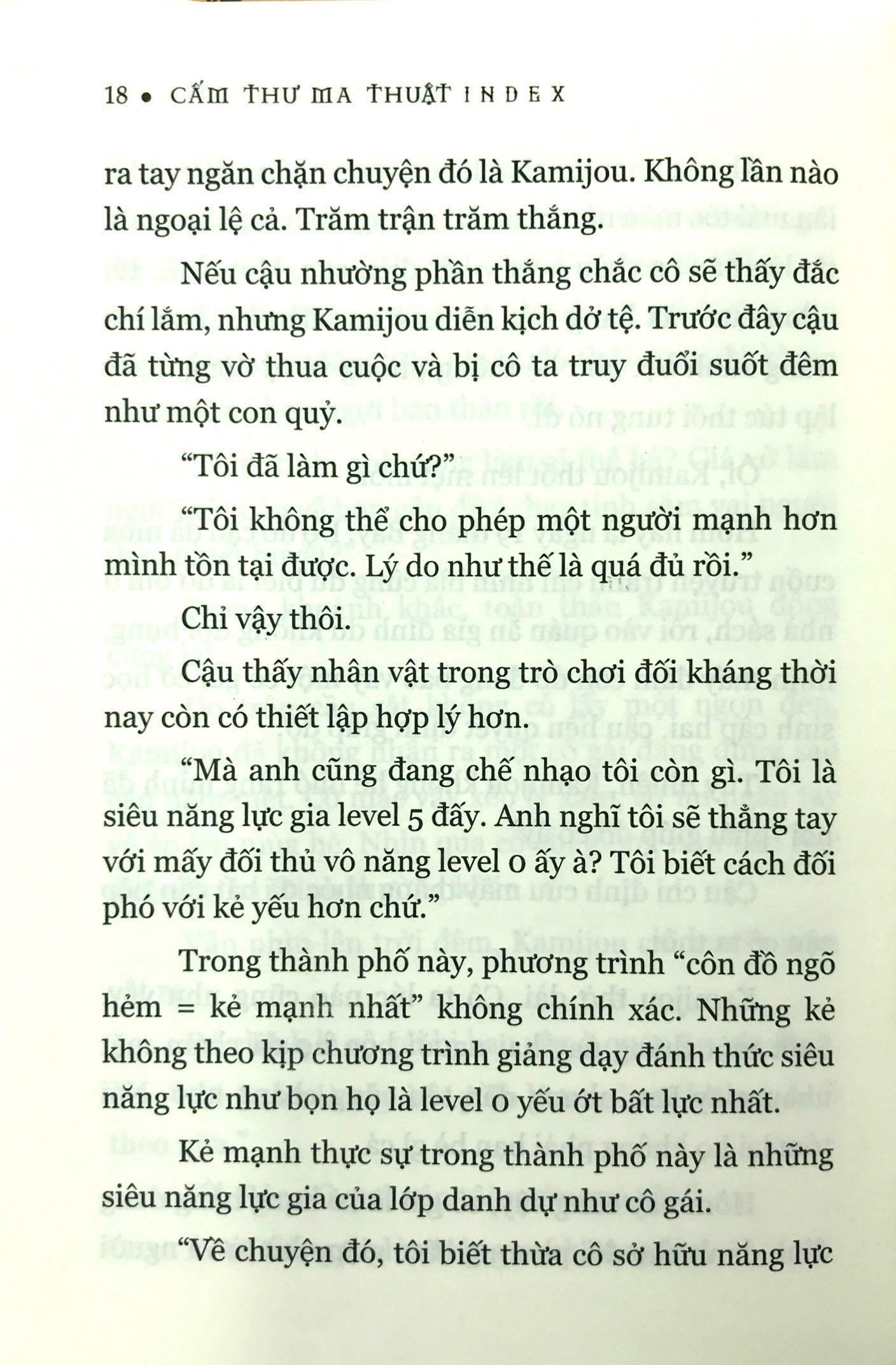 Cấm Thư Ma Thuật Index (Tập 1)