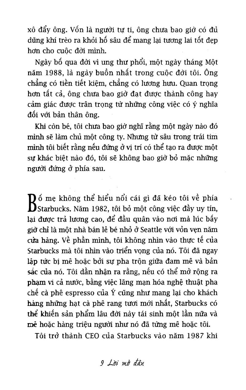 Dốc Hết Trái Tim - Cách Starbucks Xây Dựng Công Ty Bằng Từng Tách Cà Phê (Tái Bản 2018)