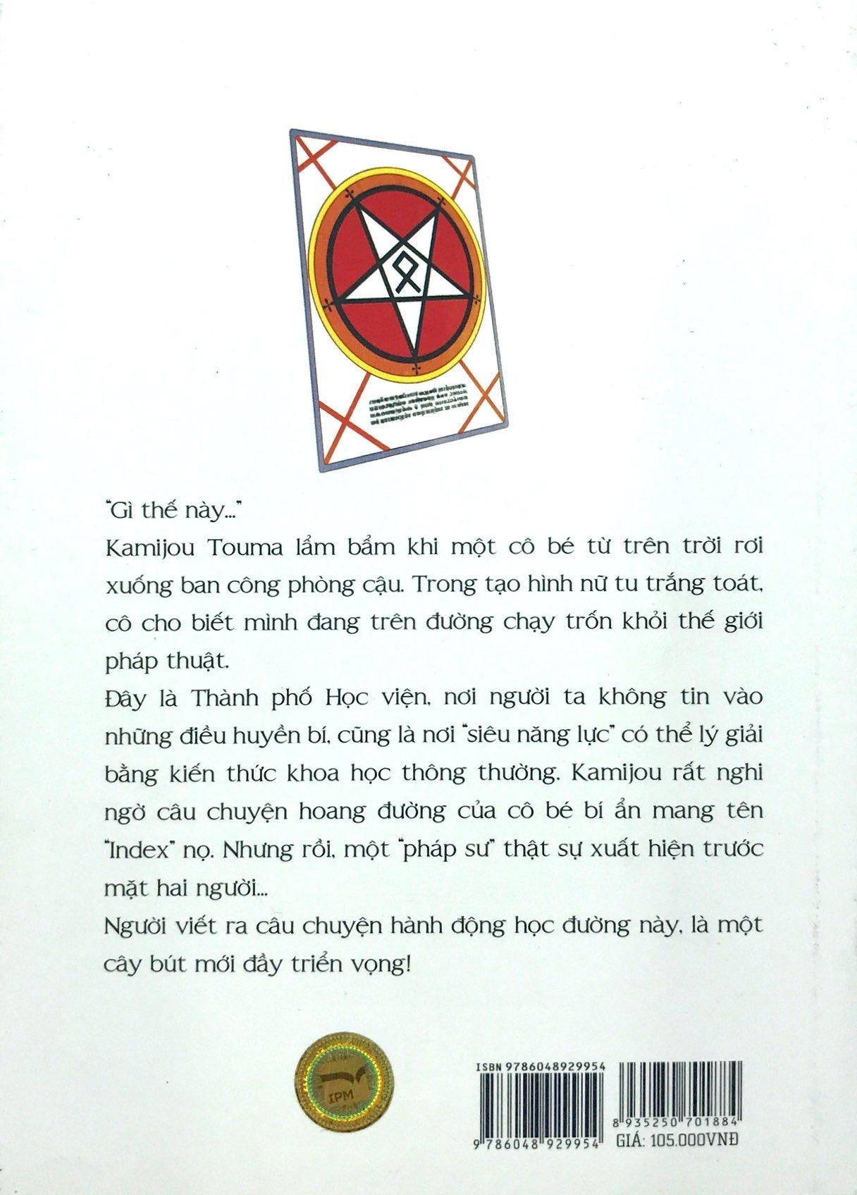 Cấm Thư Ma Thuật Index (Tập 1)