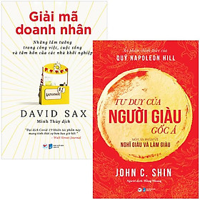 Combo Sách Giải Mã Doanh Nhân + Tư Duy Của Người Giàu Gốc Á (Bộ 2 Cuốn)