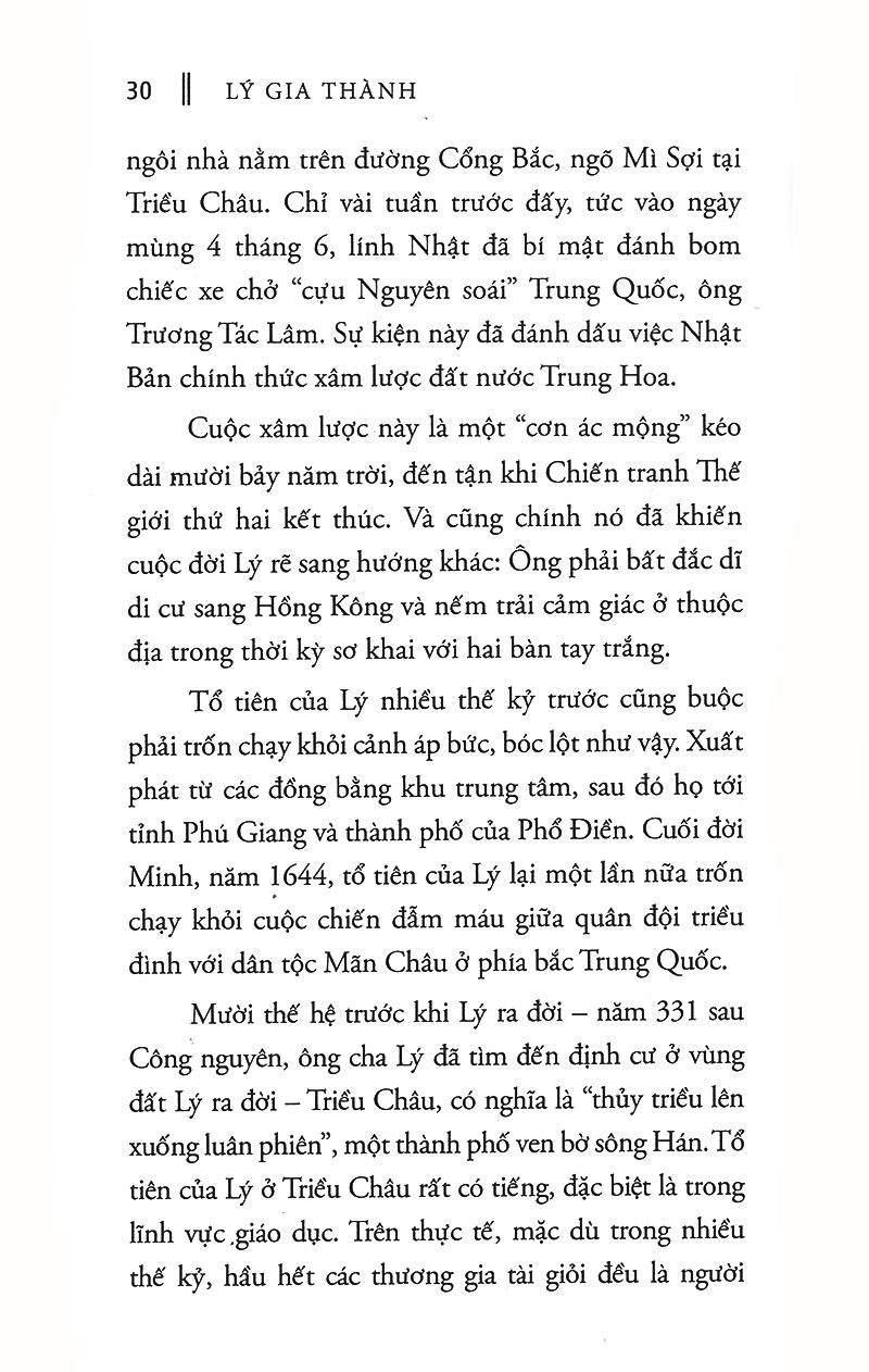 Lý Gia Thành – “Ông Chủ Của Những Ông Chủ” Trong Giới Kinh Doanh Hồng Kông (Tái Bản)