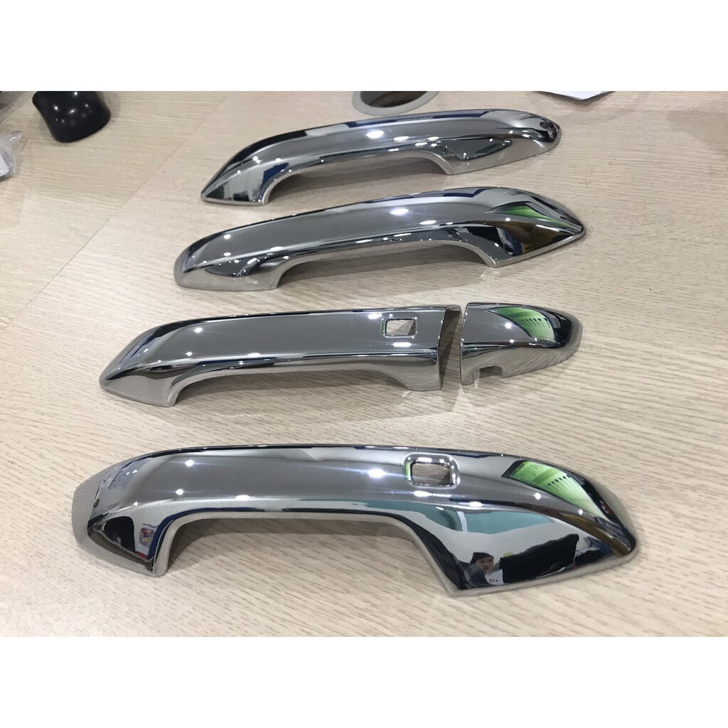 Bộ Ốp Tay Nắm Cửa Xe Kia Cerato 2019-2020-2021 Mạ Crom 4 Chi Tiết