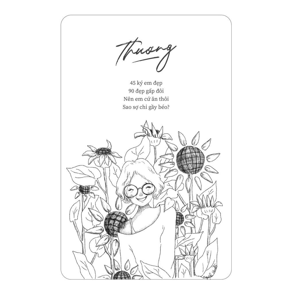 Tập thơ - Thương - Sách chữ ( tặng kèm bookmark Sáng Tạo )