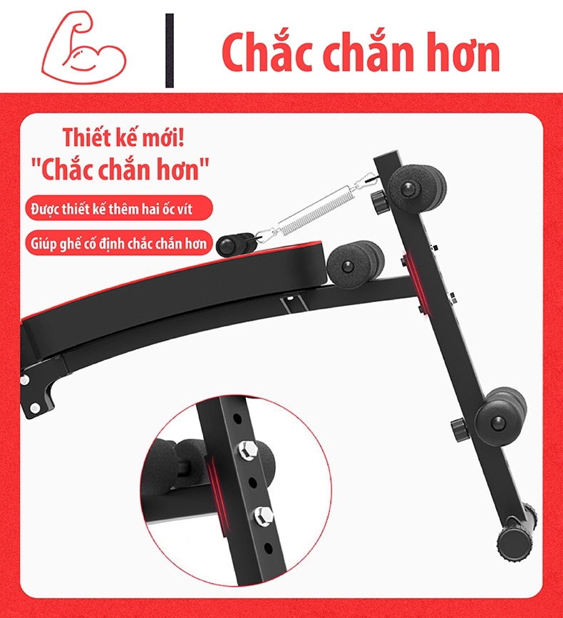 Ghế tập bụng cong muse, Ghế tập gym đa năng, Ghế Tập cơ Bụng, Máy tập bụng, Ghế tập lực , máy gập cơ bụng (hàng nhập khẩu)