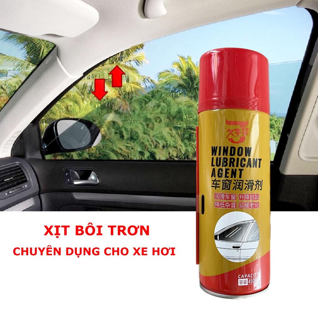 Bình xịt chống Kẹt kính HAOSHUN chống lão hoá cao su bảo dưỡng làm mới bôi trơn gioăng kính, bôi trơn cửa nóc ô tô