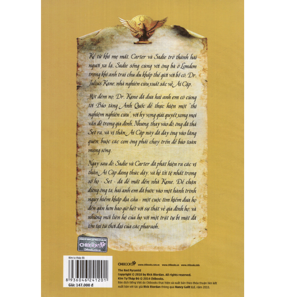 Series Biên Niên Sử Nhà Kane - Phần 1: Kim Tự Tháp Đỏ (Tái Bản 2014)