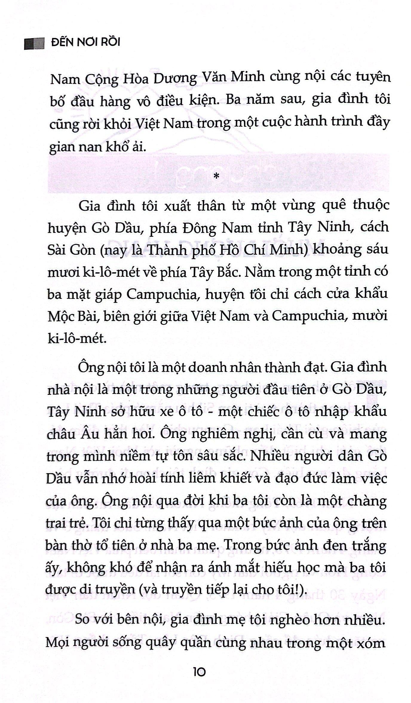 Đến Nơi Rồi - Câu Chuyện Truyền Cảm Hứng Của Một Gia Đình Dũng Cảm Tìm Ánh Sáng Tương Lai Nơi Đất Khách (Tái Bản 2024)
