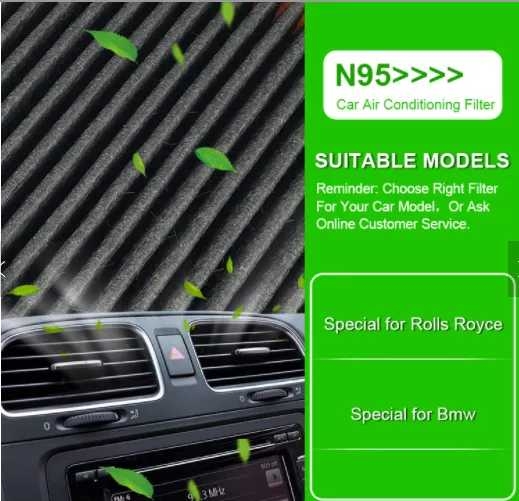Lọc gió điều hòa cao cấp Macsim N95 xe ô tô Toyota Vios 2014 - nay (mã MS1919)