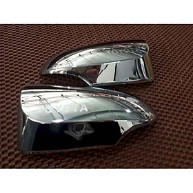 Ốp Trang Trí Gương Chiếu Hậu Mạ Crom Cho Xe - Vios 2014-2017