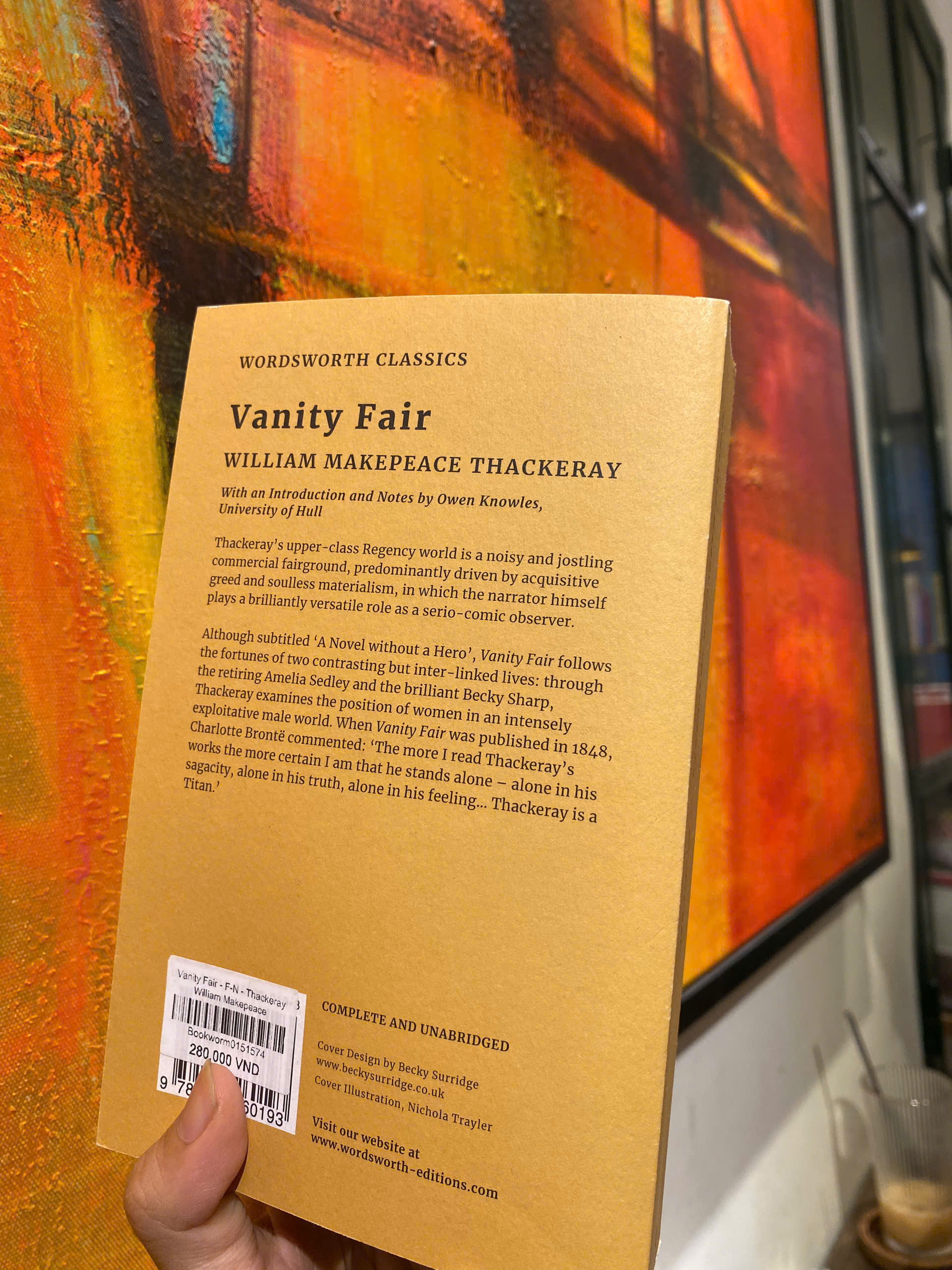 Sách - Vanity Fair by William Makepeace Thackeray - Tiểu thuyết kinh điển tiếng Anh/ English Classics Novel