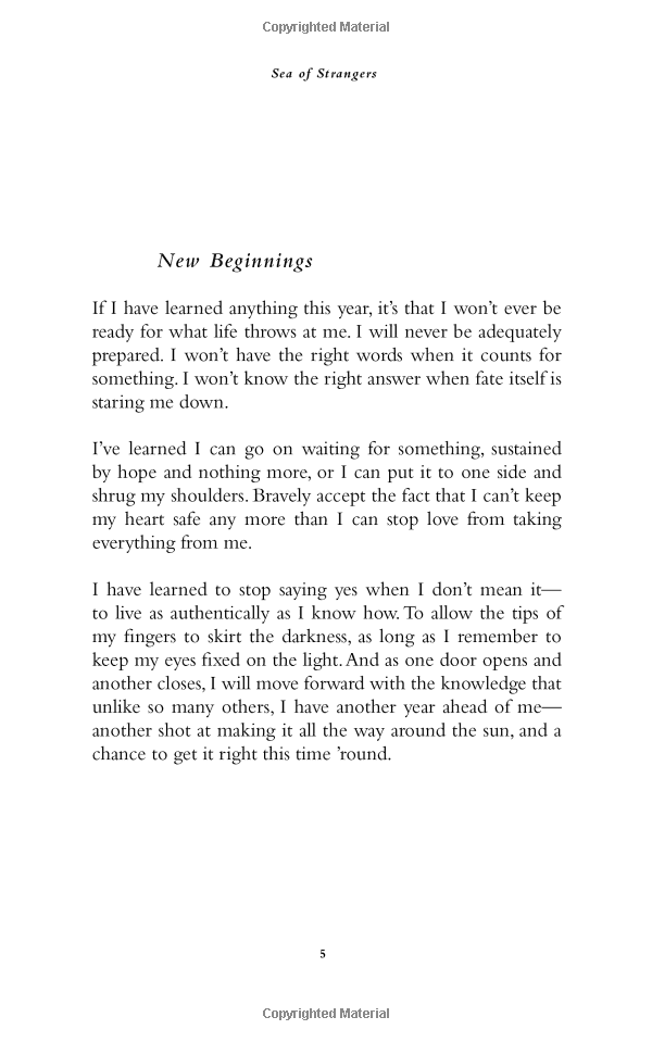Sea Of Strangers: Poetry & Prose