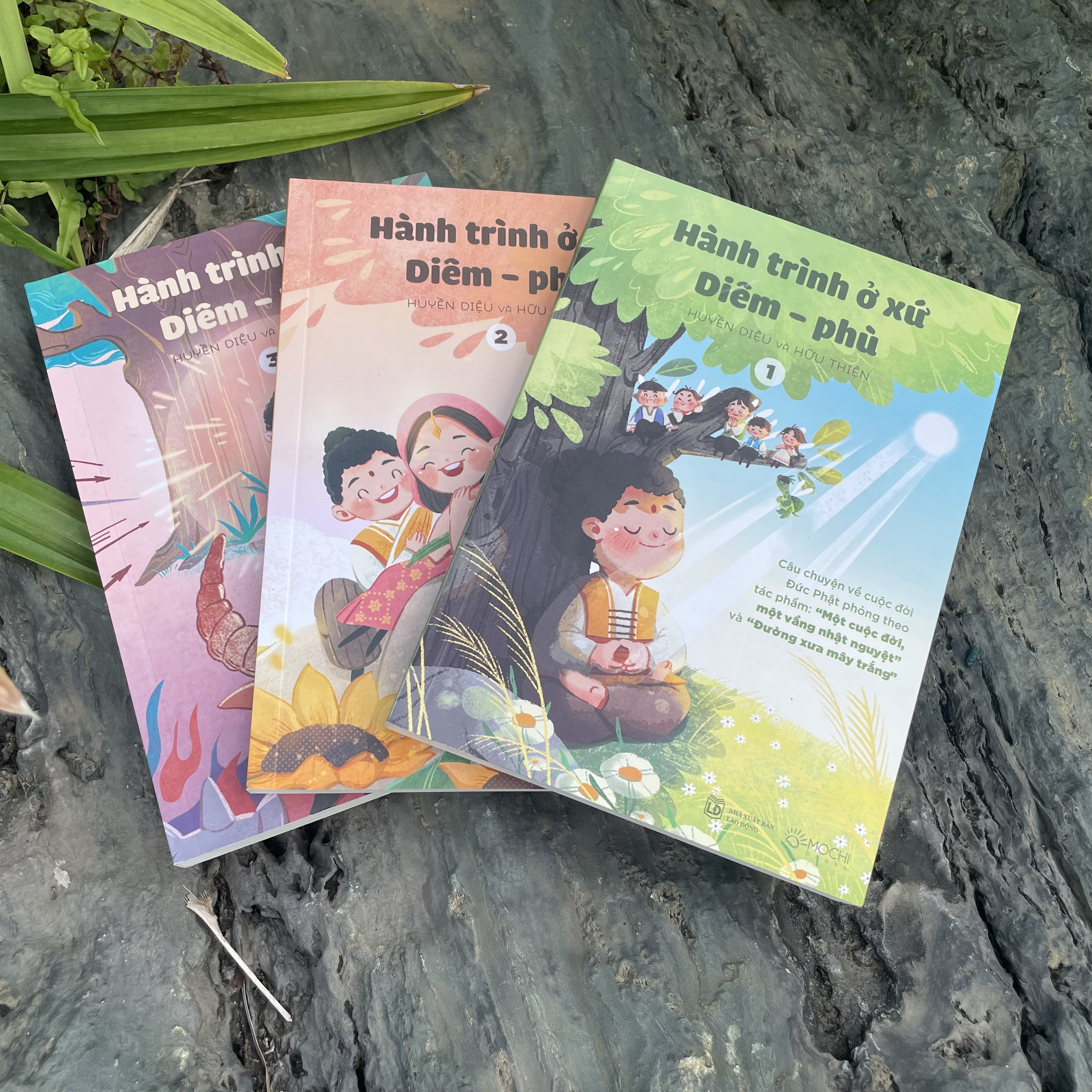 Sách - Combo 5 cuốn: Hành trình ở xứ Diêm-phù (3 tập), Dưới cội bồ đề, Đức Phật ở đâu - Tủ sách hạt mầm tâm bụt