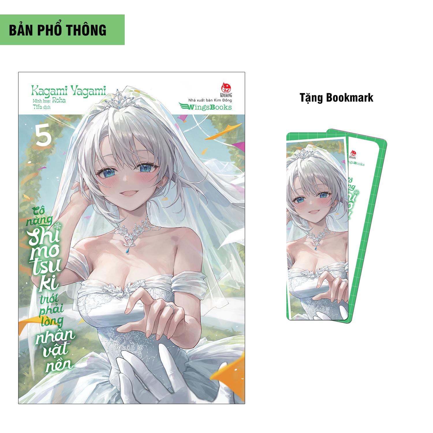 Sách - Cô Nàng Shimotsuki Trót Phải Lòng Nhân Vật Nền - Tập 5 - Tặng Kèm Bookmark
