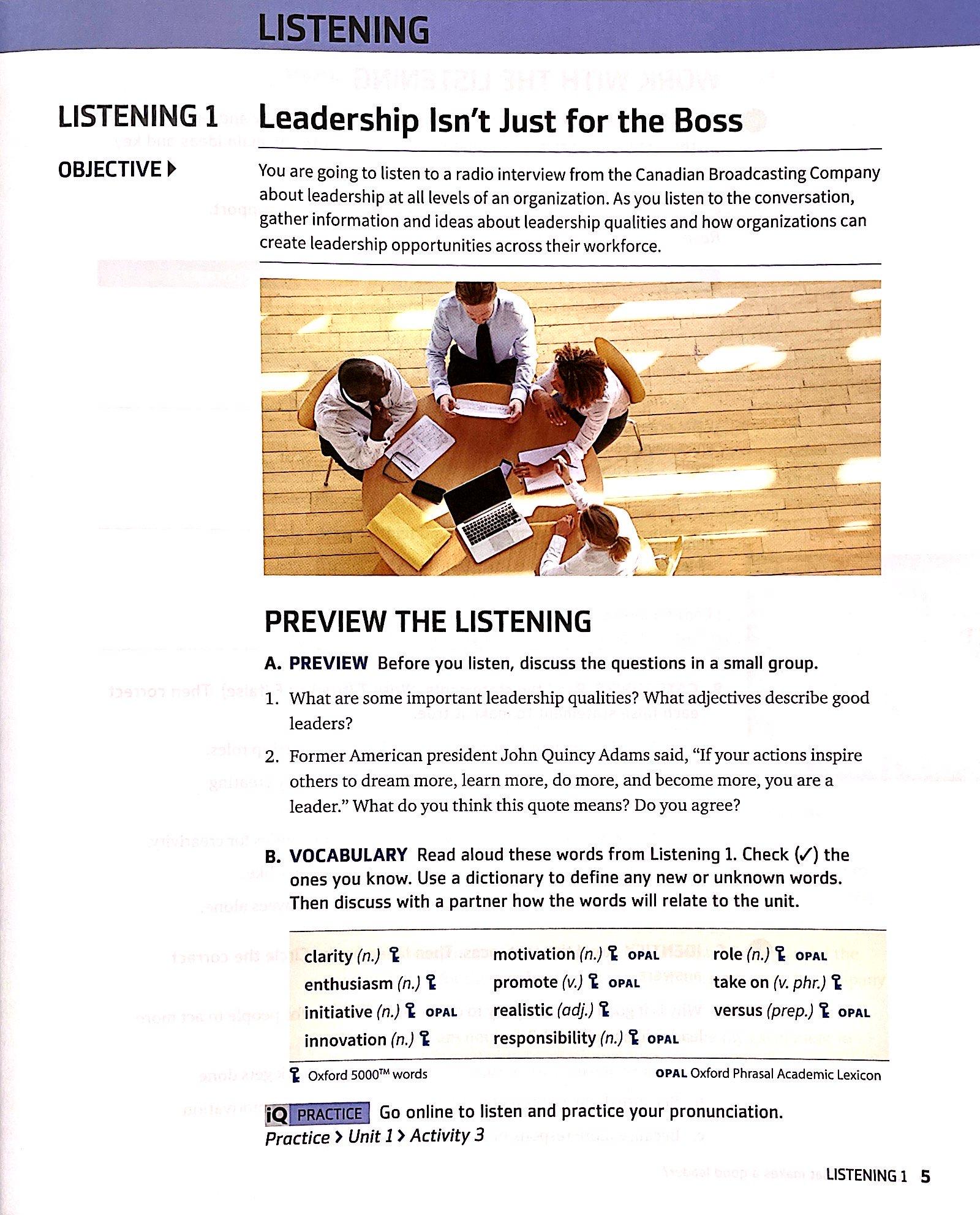 Q: Skills For Success: Level 4: Listening And Speaking Student Book With iQ Online Practice - 3rd Edition
