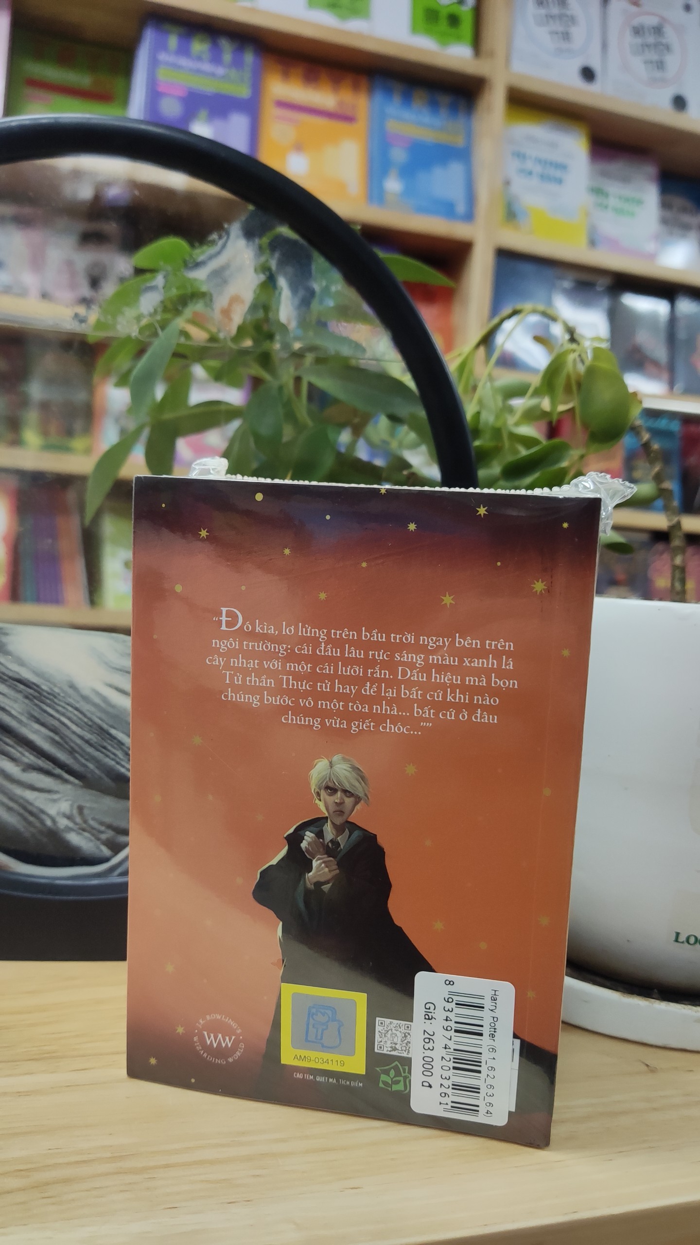 Sách - Harry Potter và Hoàng Tử Lai - Tập 6 (set 4 cuốn) - khổ nhỏ