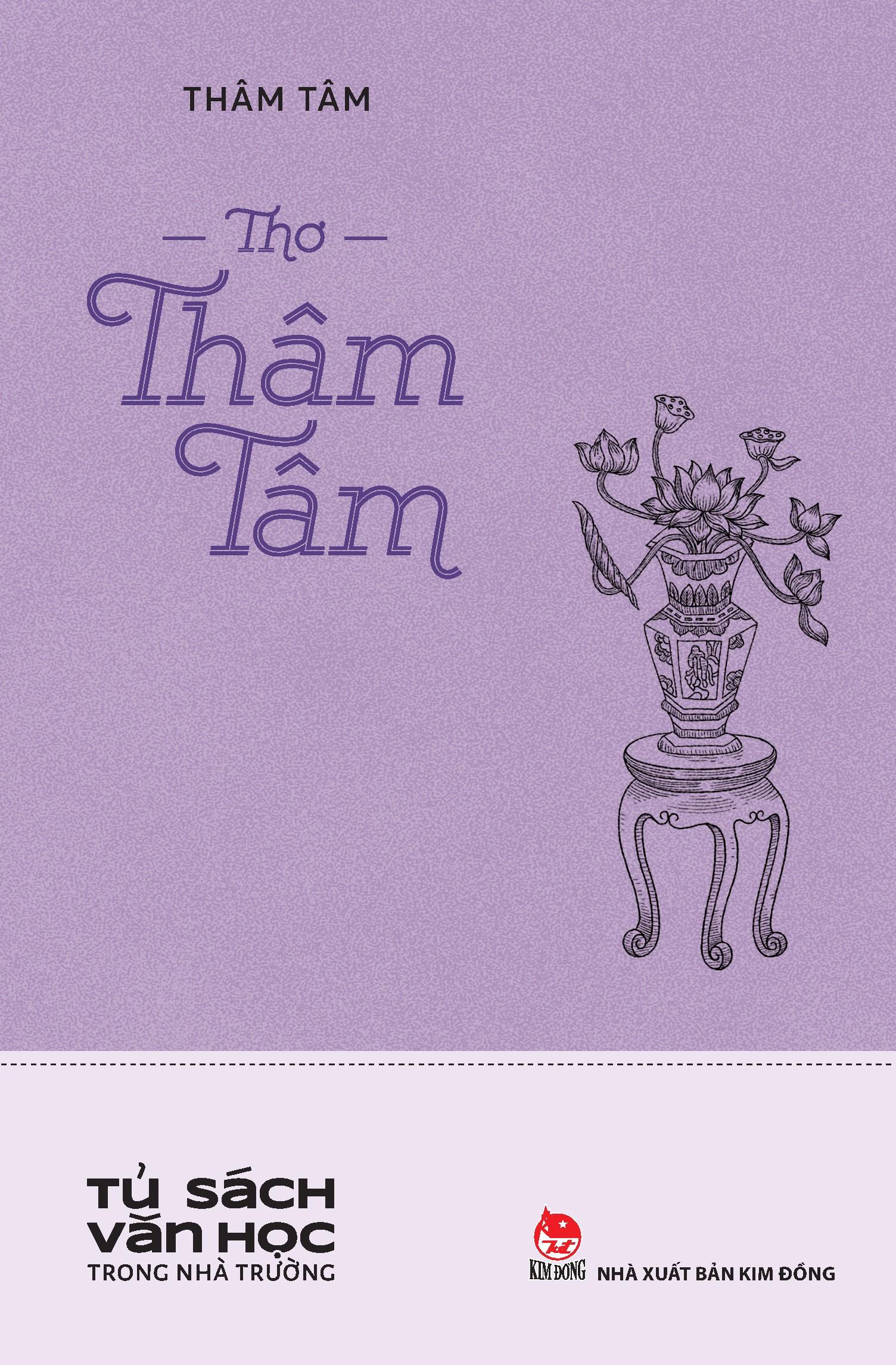 Sách - Tủ Sách Văn Học Trong Nhà Trường - Thơ Thâm Tâm