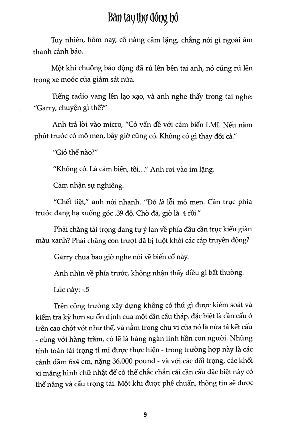 Bàn Tay Thợ Đồng Hồ (BV)