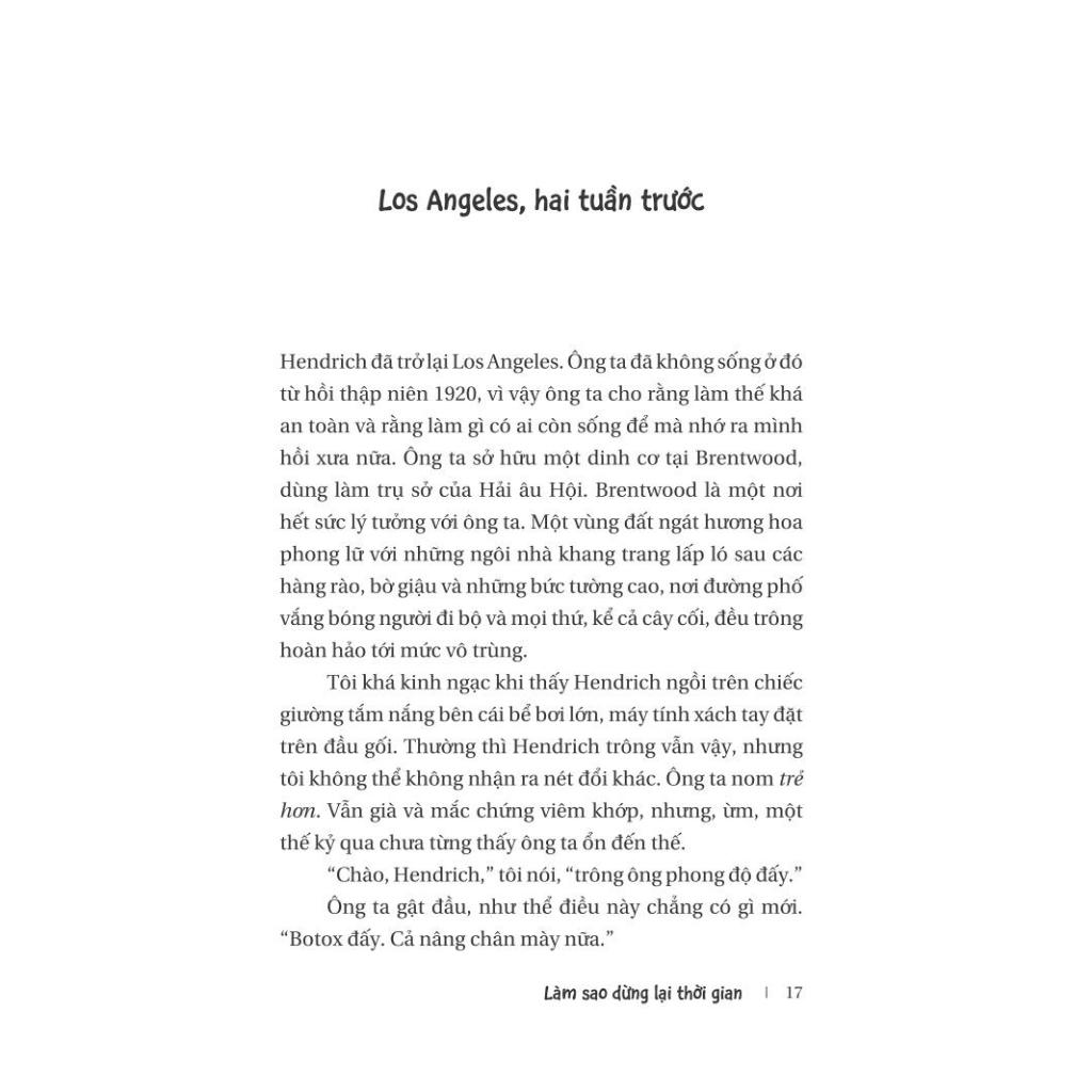 Sách - Làm sao dừng lại thời gian (How to stop time - Matt Haig) - Nhã Nam Official