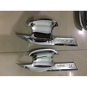 Ốp Hõm Cửa  DÀNH CHO Xe Hyundai Tucson 2016 2017 2018 2019 2020 Mạ Crom