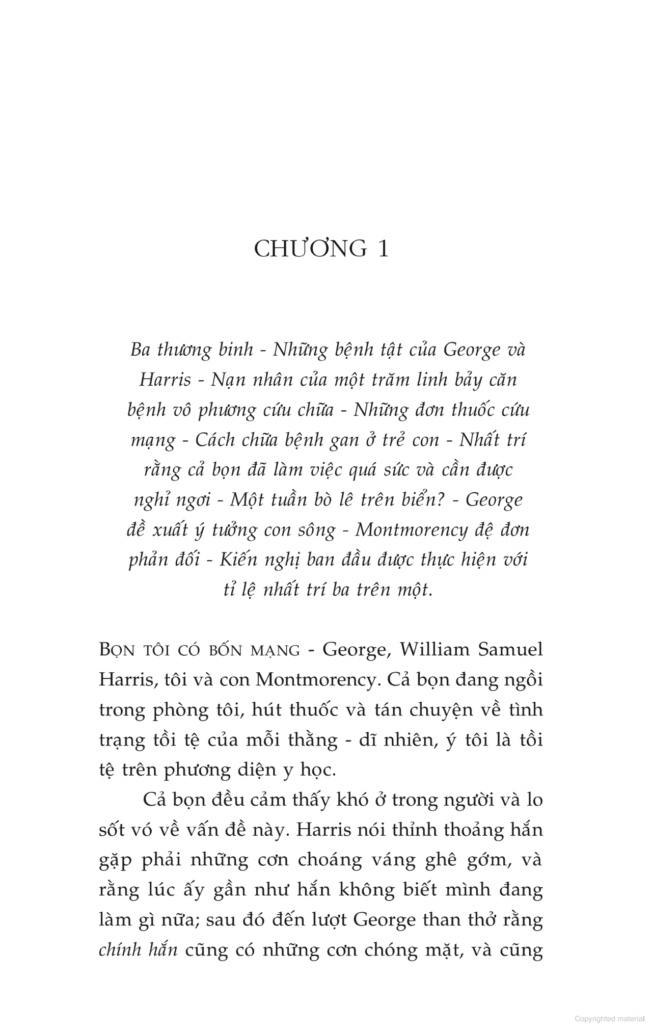 Ba Gã Cùng Thuyền (Chưa Kể Con Chó)